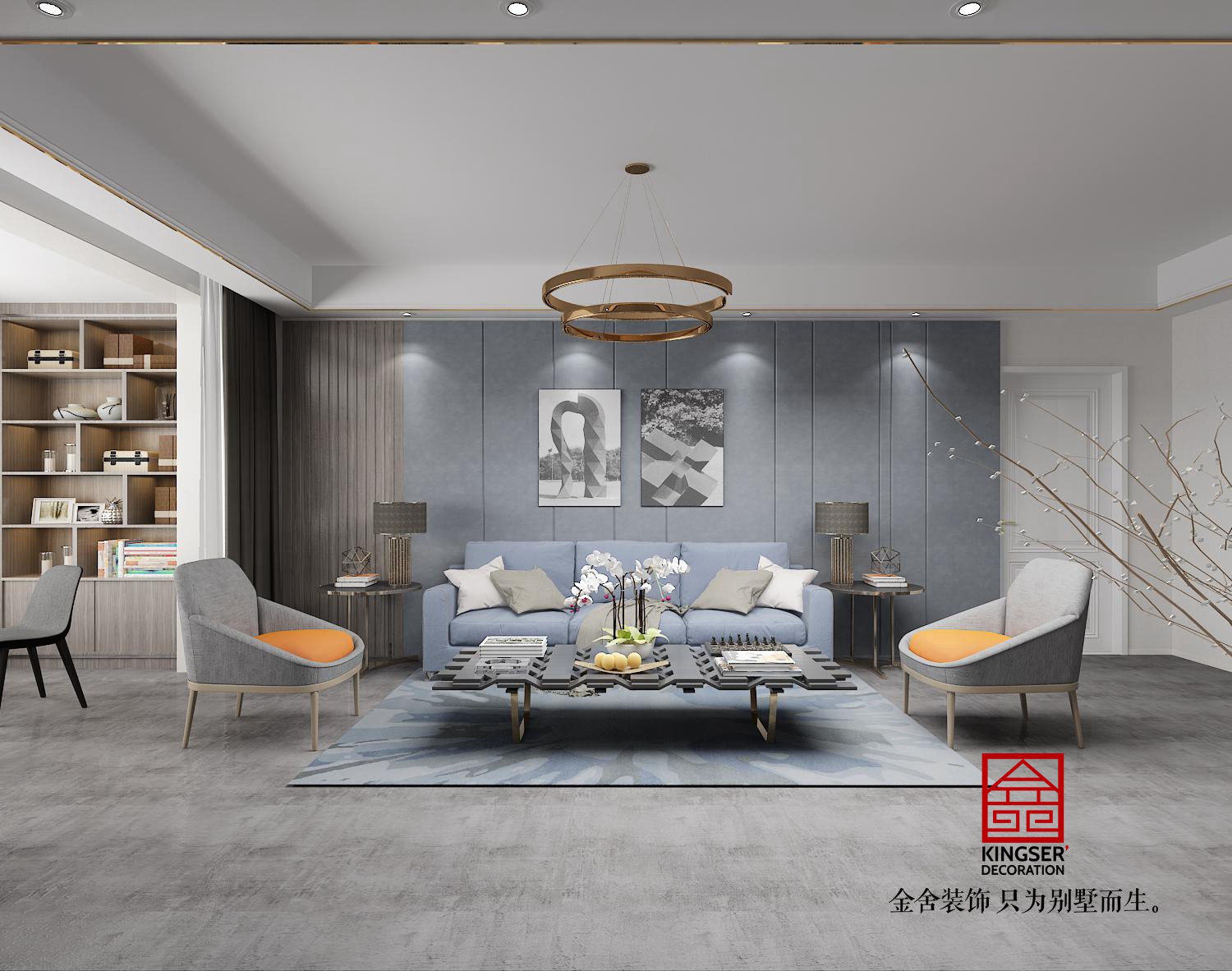 融創中心217平現代簡約風格案例
