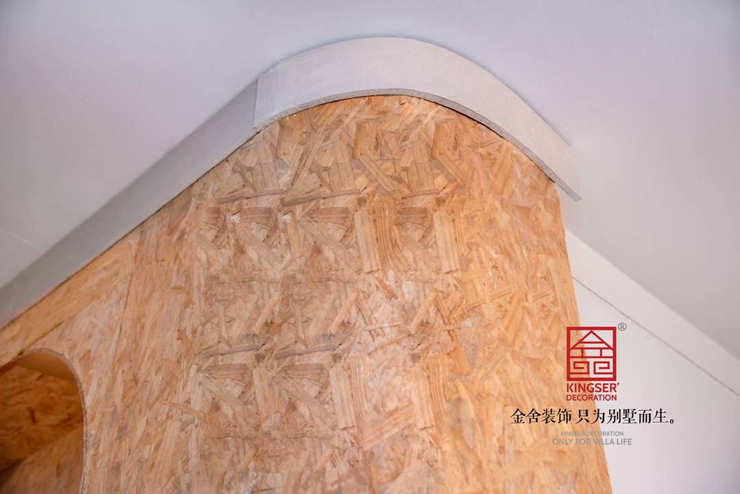 唐宮原著樣板間168平油工施工現場