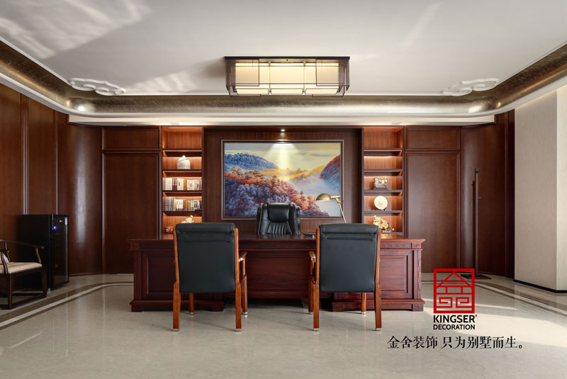 工裝案例-五合地產公司裝修2000平米中式風格實景圖
