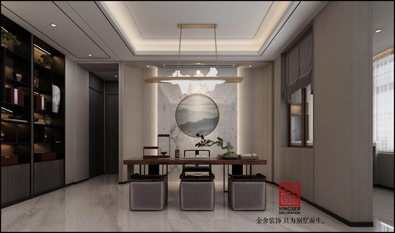 榮盛華府-新中式-裝修效果圖