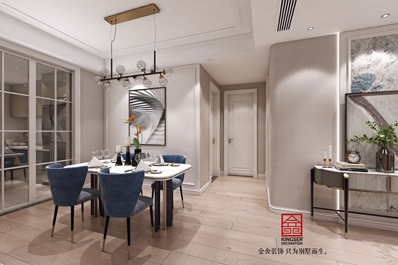 融創(chuàng)中心180平米現(xiàn)代輕奢裝修效果圖